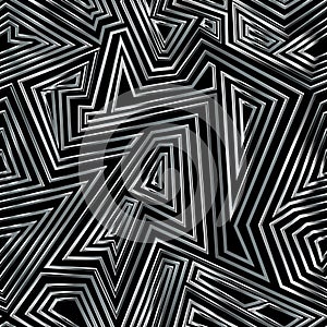 Chrome geometruc seamless texture