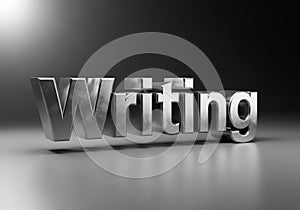 A gradient from dark to light gray, creating a spotlight effect on