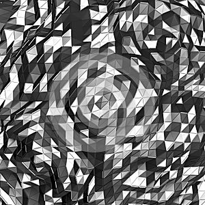 Chrome Metallic Glossy Futuristic Background