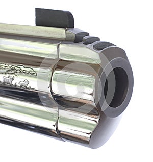 Chrome pistol barrel