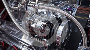 Chrome plated engine