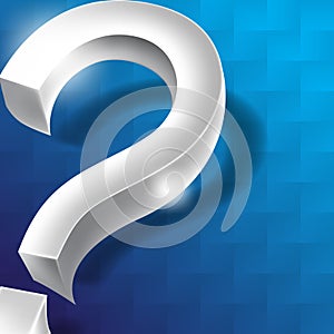 Chrome question mark icon background