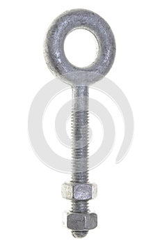 Chrome ring hooked bolt