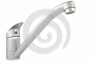 Chrome tap, isometric, isolated