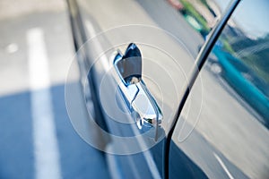 Chrome vehicle door handle