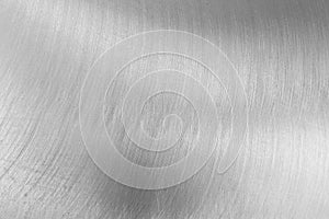 Chromed metal background. Silver and textured steel photo