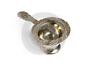 Chromed stainer and cup