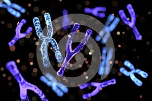 Chromosomes Abstract Scientific Background