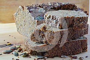 Chrono, organic, unleavened bread with various seeds