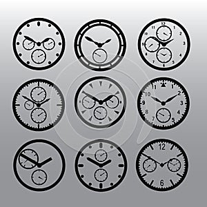 Chronograph watch dials eps10