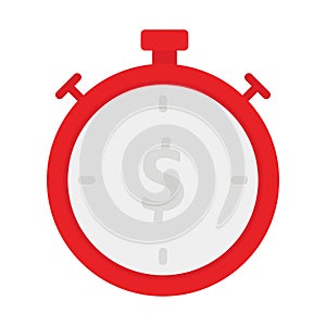 Chronometer, dollar Vector Icon which can easily modify