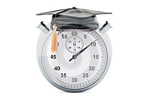 Chronometer graduation cap. 3D rendering