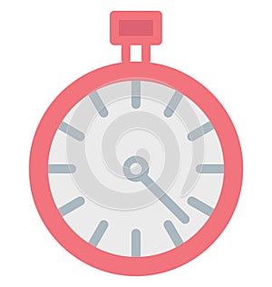 Chronometer, Timekeeper Isolated Vector Icon