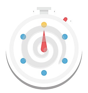 Chronometer, Timekeeper Vector Icon editable
