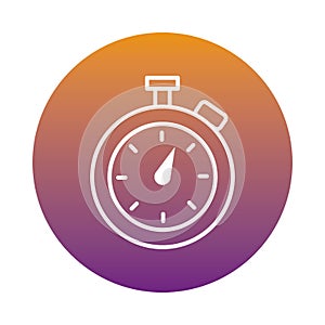 Chronometer timer block style icon