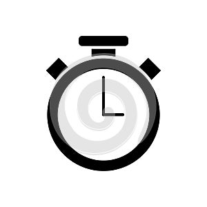 Chronometer timer silhouette style icon