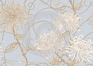 Chrysanthemum decorative flowers