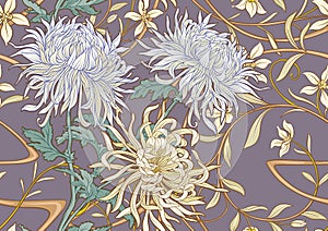 Chrysanthemum decorative flowers