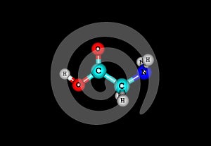 Chrysene molecular structure on black background