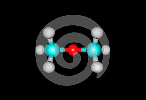 Chrysene molecular structure on black background