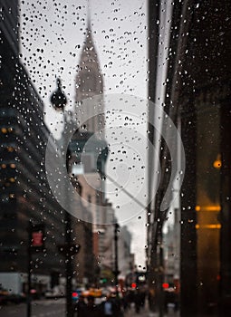 Chrysler Building on an overcast evening