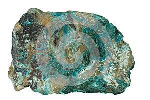 Chrysocolla mineral isolated