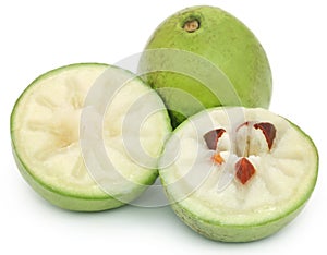 Chrysophyllum cainito or star apple