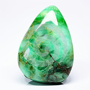 Chrysoprase Stone: A Unique Green Gem With Veins And Color photo