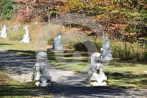 Chuang Yen Monastery in Carmel Hamlet in New York photo