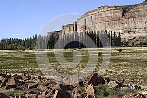 chubut mountain, triassic geological formation argentina