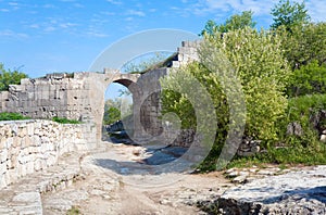 Chufut Kale ancient cave settlement (Crimea).