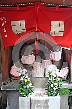 Chugenjimeyamijizo temple in Gion, Kyoto