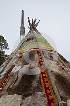 Chum-traditional home of the Khanty peoples