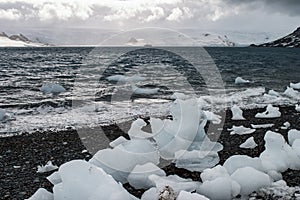 Chunks of Ice in Antarctica