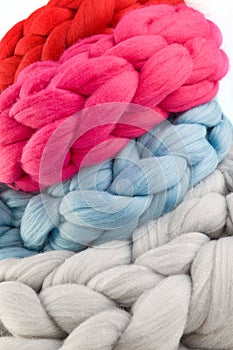 Chunky merino wool scarfs