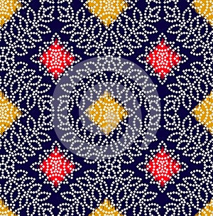 Chunri seamless pattern for textile print