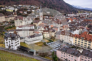 Chur in south east Switzerland