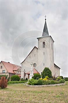 Church from 1934 dedicated to the Sacred Heart of Jesus.