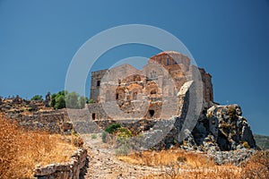 The Church of Agia Sophia in Monemvasia, Greece