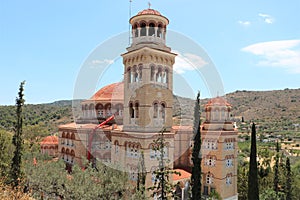 Church of Agios Nektarios, Aegina, Greece