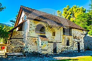 church of Agios Nikolaos tis Stegis at Kakopetria village on Cyprus