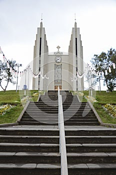 Church in Akureyri, Iceland