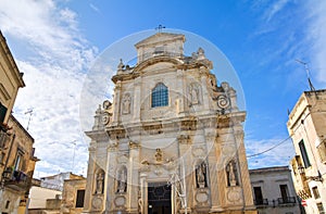 Church of Alcantarine. Lecce. Puglia. Italy.