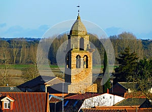 church in Alija of Infantado, León