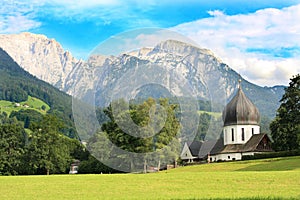 Church in the alps