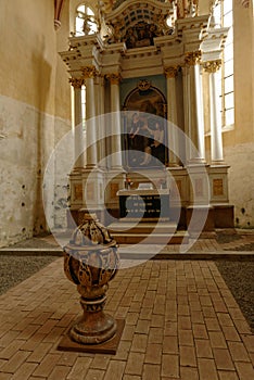 Church alter, Copsa Mare, Romania