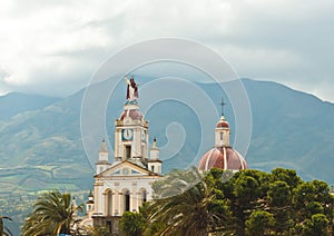 Church in the Andes Mountains