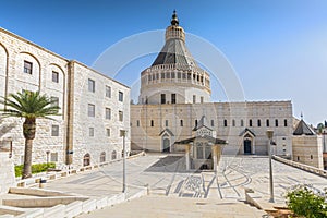 Church of the Annunciation or the Basilica of the Annunciation in the city of Nazareth in Galilee northern Israel.