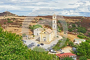 The Church of the Annunciation in Sant Antonino, Corsica