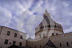 The Church of the Annunciation, the the site of the house of the Virgin Mary in Nazareth, Israel